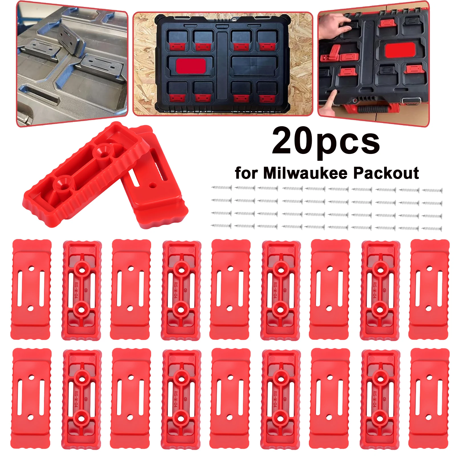 Tools In Electrical Workshop - 20 قطعة من أقدام التثبيت لنظام
