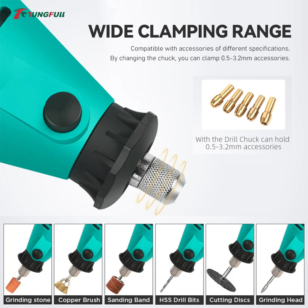 مجموعة مطحنة كهربائية صغيرة من - مراجعة Power Tools For Workshop وسعره