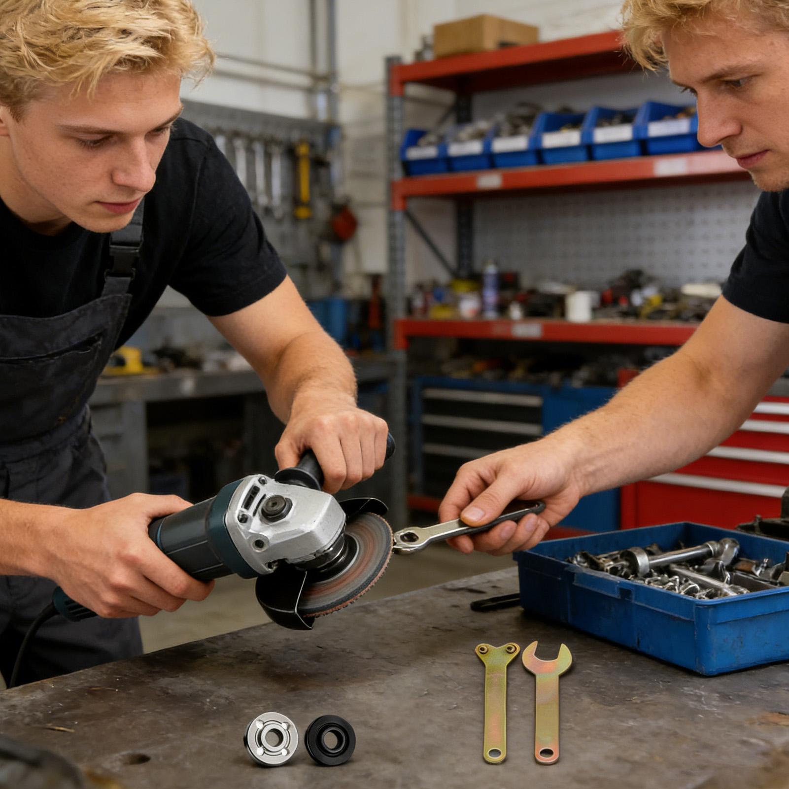 طقم مفتاح ربط لجهاز الجلخ الزا - مراجعة Power Tools In Workshop وسعره