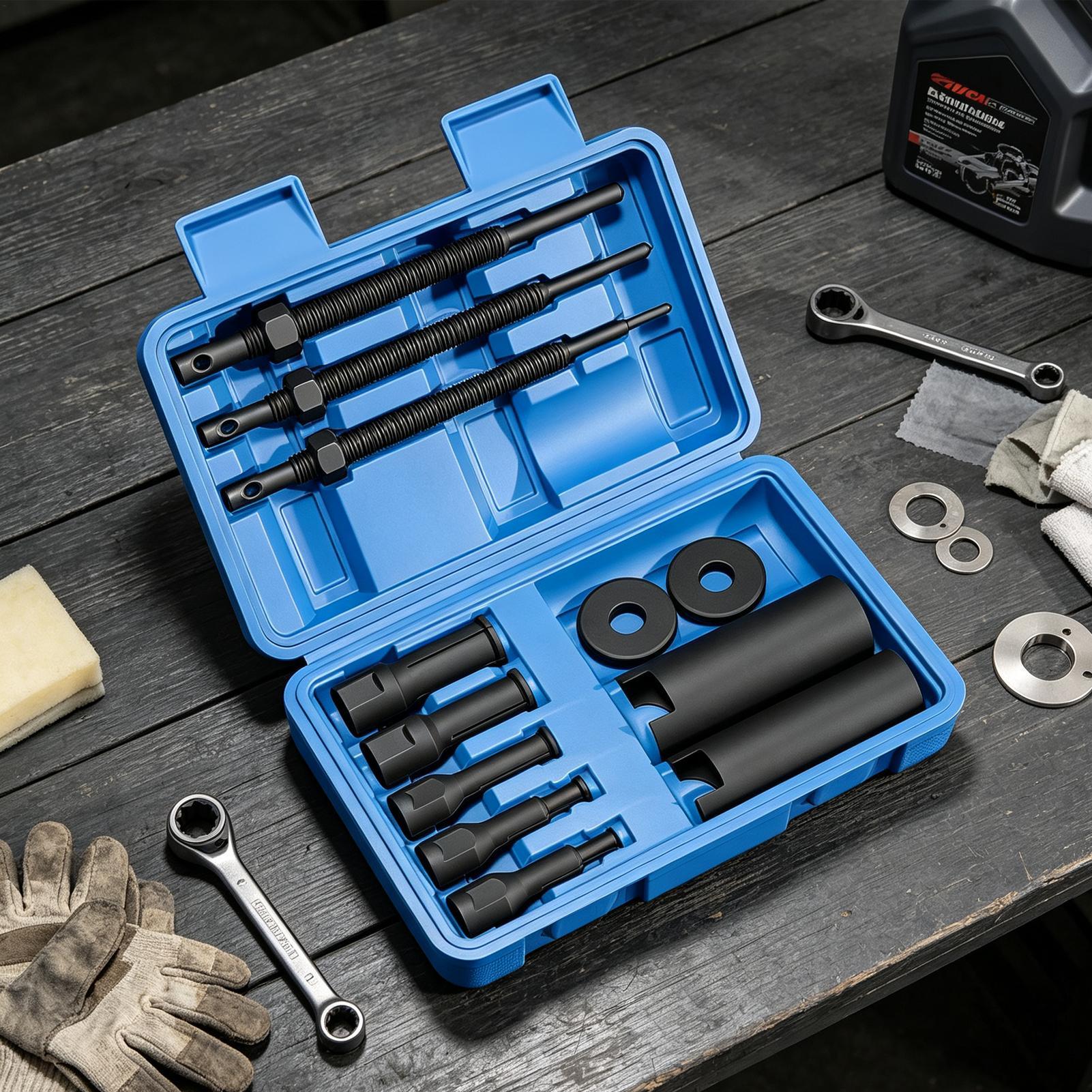 مجموعة أدوات سحب المحامل 12 قط - مراجعة Tools Set Workshop وسعره